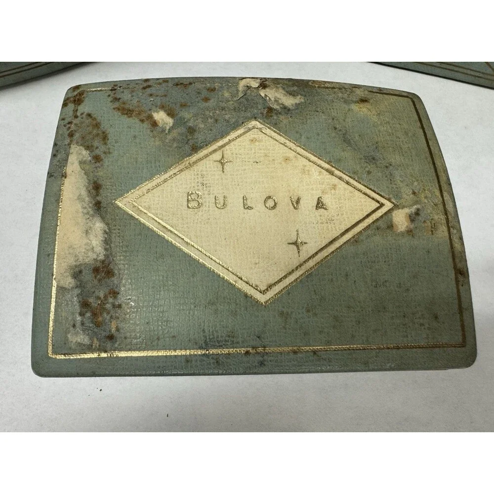 Lot of 3 Vintage Bulova Watch Boxes Empty Boxes
